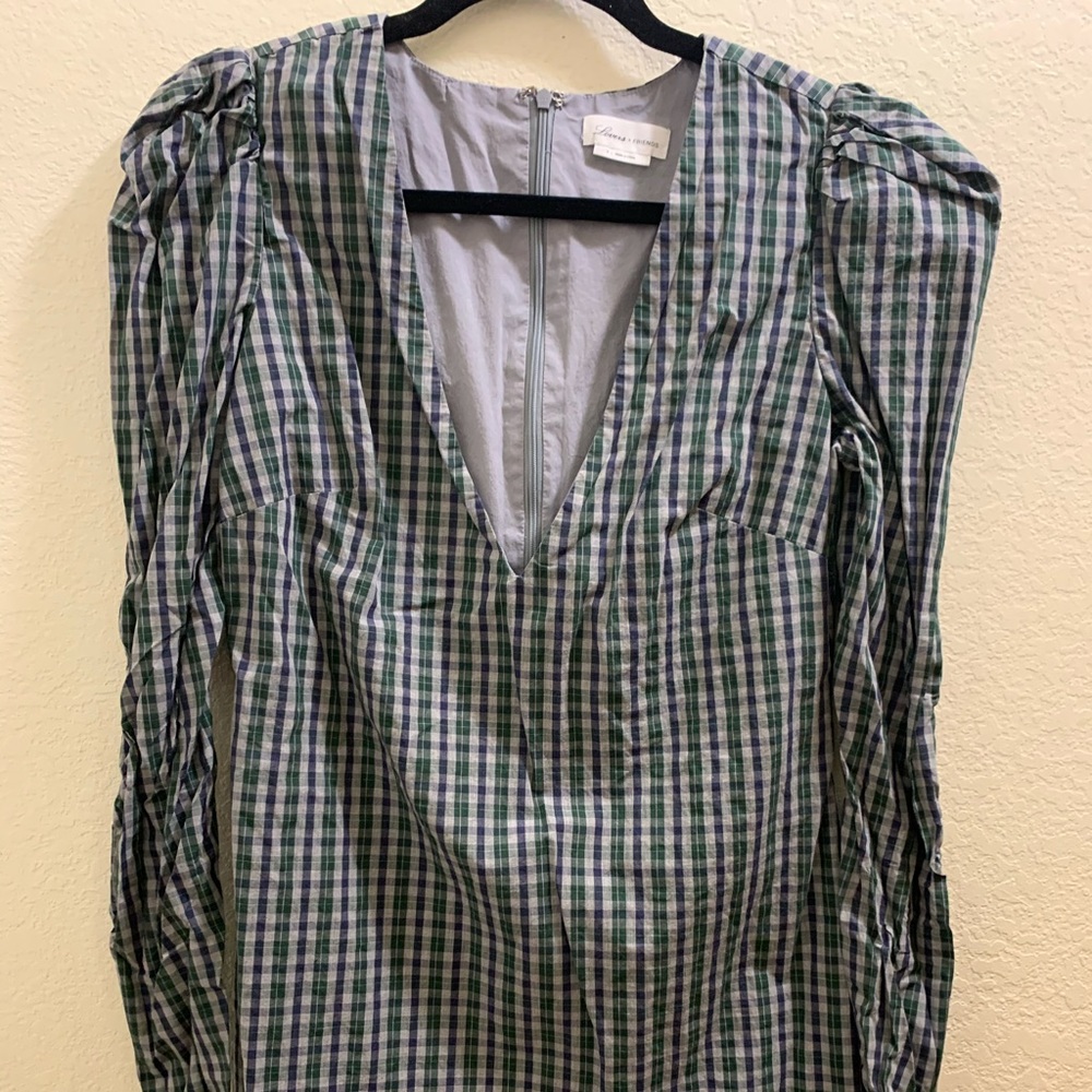 Lovers n Friends gingham mini dress